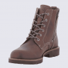 Bottines Ecco, bottines confortables pour homme en cuir camel
