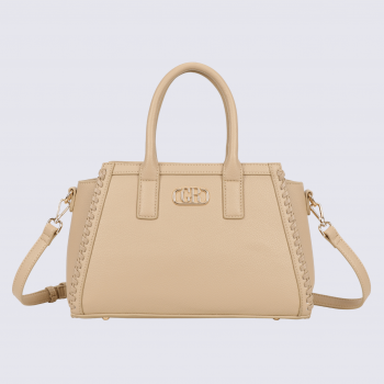 Sac porté main Georges Rech, sac porté main tendance femme taupe