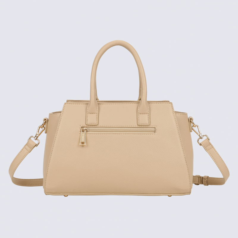 Sac porté main Georges Rech, sac porté main tendance femme taupe