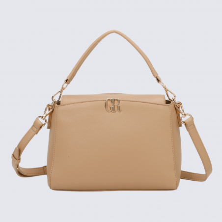 Sac à main Georges Rech, sac à main tendance femme taupe