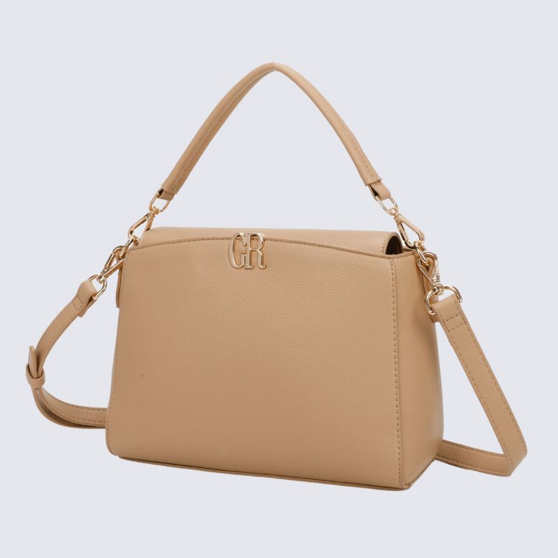 Sac à main Georges Rech, sac à main tendance femme taupe