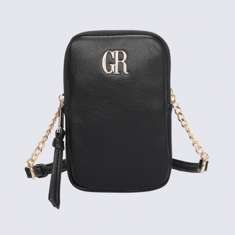 Sac téléphone Georges Rech, sac pour téléphone femme noir