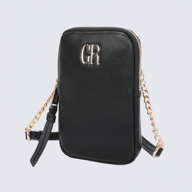 Sac téléphone Georges Rech, sac pour téléphone femme noir
