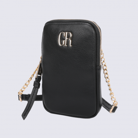 Sac téléphone Georges Rech, sac pour téléphone femme noir