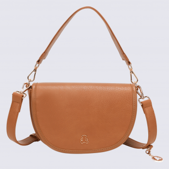 Sac à main Lulu Castagnette, sac à main Alec noisette