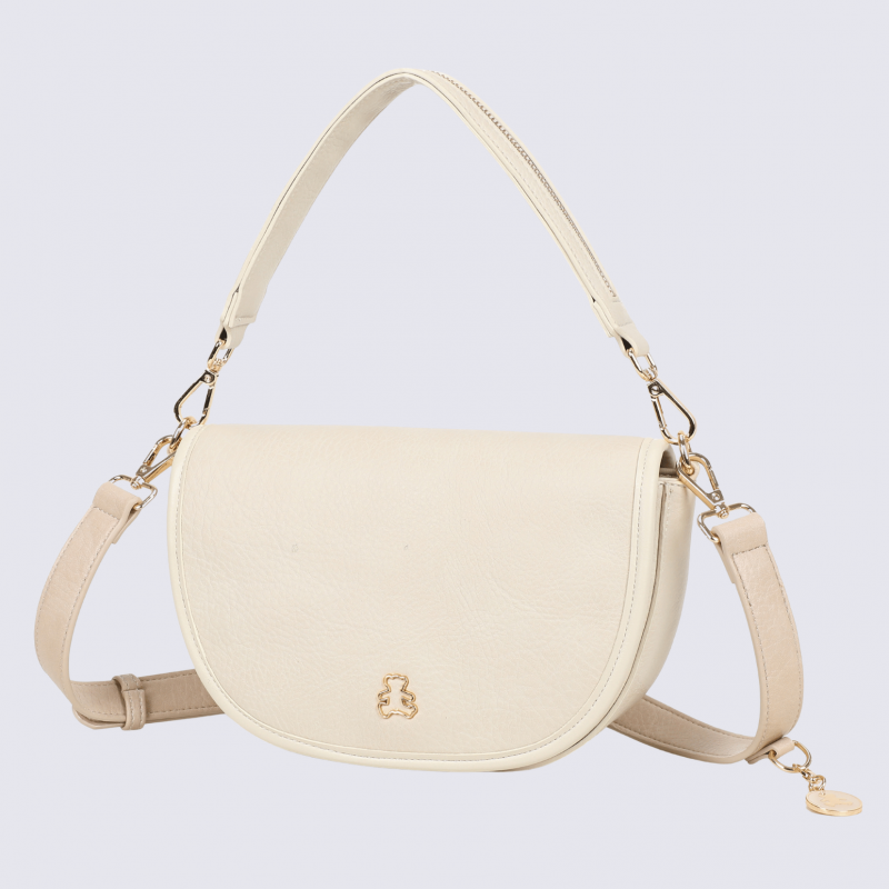 Sac à main Lulu Castagnette, sac à main Alec craie