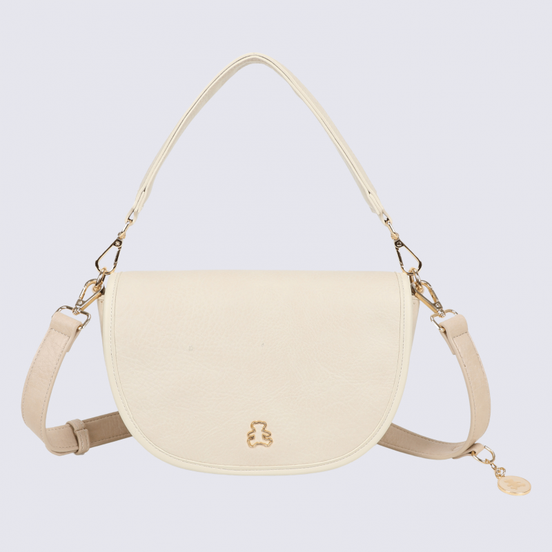 Sac à main Lulu Castagnette, sac à main Alec craie