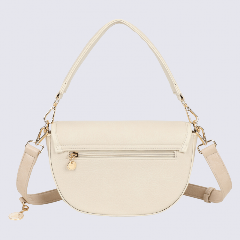 Sac à main Lulu Castagnette, sac à main Alec craie