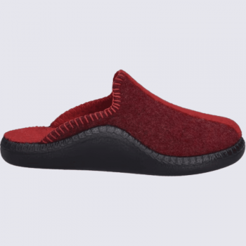 Mules Josef Seibel, mules confort femme en laine bordeaux