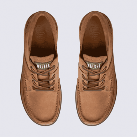Chaussures ECCO, chaussures à lacets pour homme en cuir camel