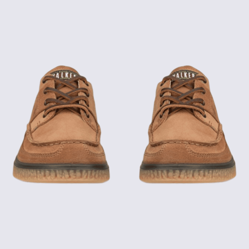 Chaussures ECCO, chaussures à lacets pour homme en cuir camel