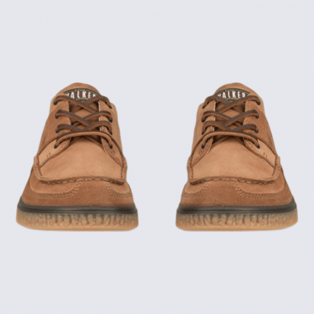 Chaussures ECCO, chaussures à lacets pour homme en cuir camel