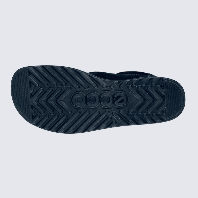 Chaussures ECCO, chaussures pour homme en cuir velours noir
