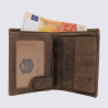 Portefeuille Bear Design, portefeuille Klaas homme en cuir brun