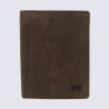 Portefeuille Bear Design, portefeuille Klaas homme en cuir brun