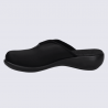 Mules Josef Seibel, Korsika 07 mules pour femme en textile lisse noir