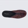 Mule Josef Seibel, mule motif pour femme en textile bordeaux