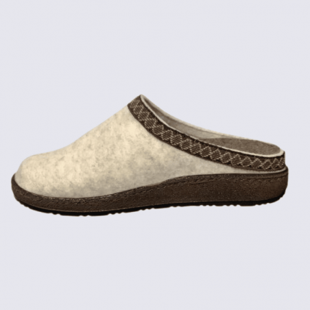 Mules Rohde, mules agréables et modernes pour femme en feutre soie