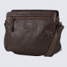 Sac à bandoulière Bear, sac à bandoulière Miley pour femme en cuir chocolat