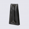 Porte clés Bear, porte clés unisexe en cuir noir