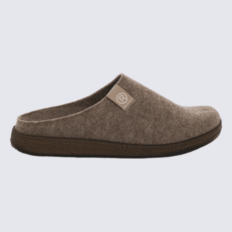 Mules Rohde, mules confort et chaude pour homme en textile lin