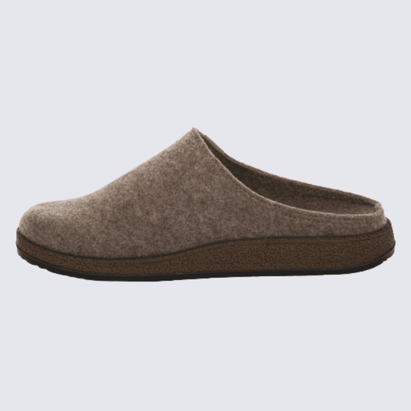 Mules Rohde, mules confort et chaude pour homme en textile lin
