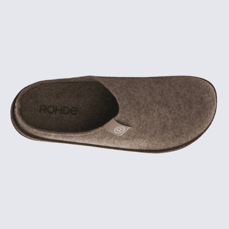 Mules Rohde, mules confort et chaude pour homme en textile lin