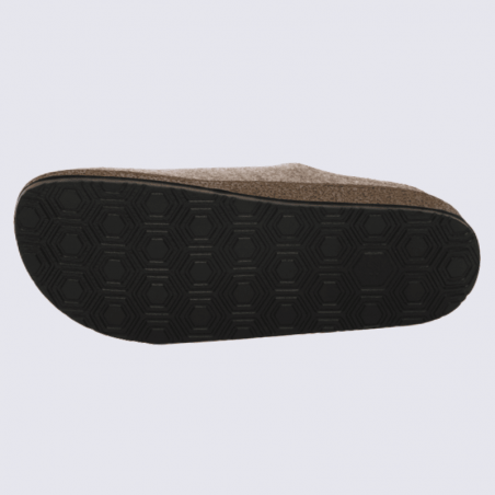 Mules Rohde, mules confort et chaude pour homme en textile lin