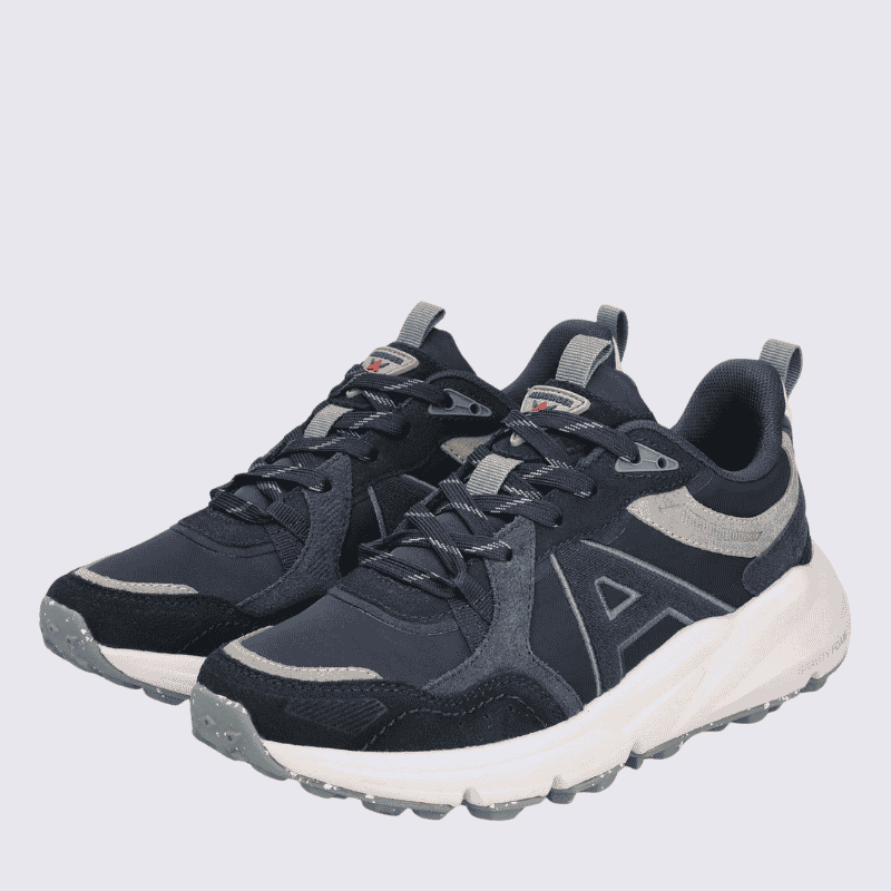 Baskets Allrounder, baskets sportives pour femme en textile bleu
