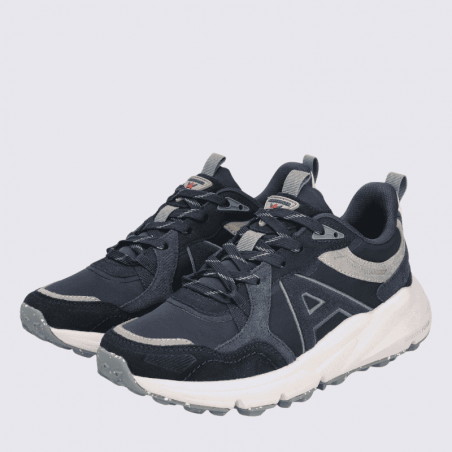 Baskets Allrounder, baskets sportives pour femme en textile bleu