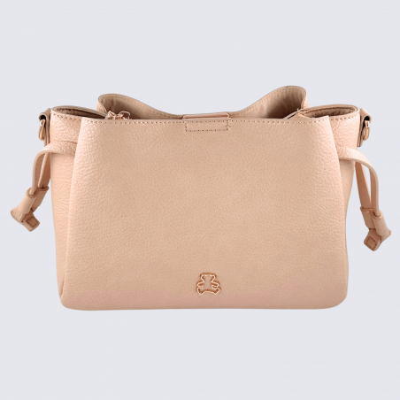Sac à main porté croisé Lulu Castagnette, sac à main porté croisé Aissata rougir