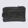 Portefeuille Bear Design, portefeuille Jael unisexe en cuir noir