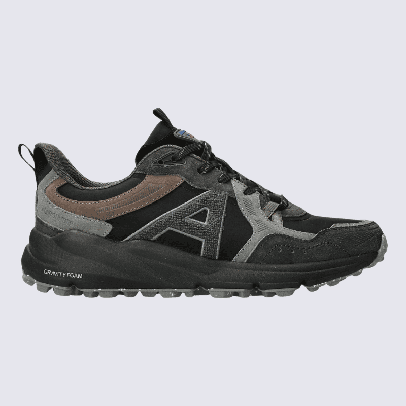Baskets Allrounder, baskets sportives pour homme en textile noir