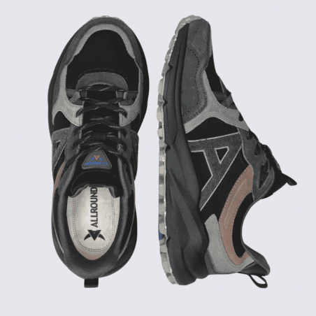 Baskets Allrounder, baskets sportives pour homme en textile noir