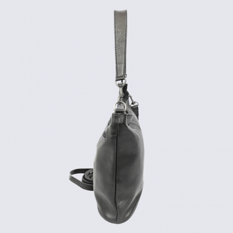 Sac porté épaule Bear Design, sac porté épaule Caprica en cuir noir