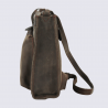 Sac à bandoulière Bear Design, sac à bandoulière Davita en cuir brun