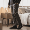 Mules Rohde, mules confort et chaude pour homme en textile jeans