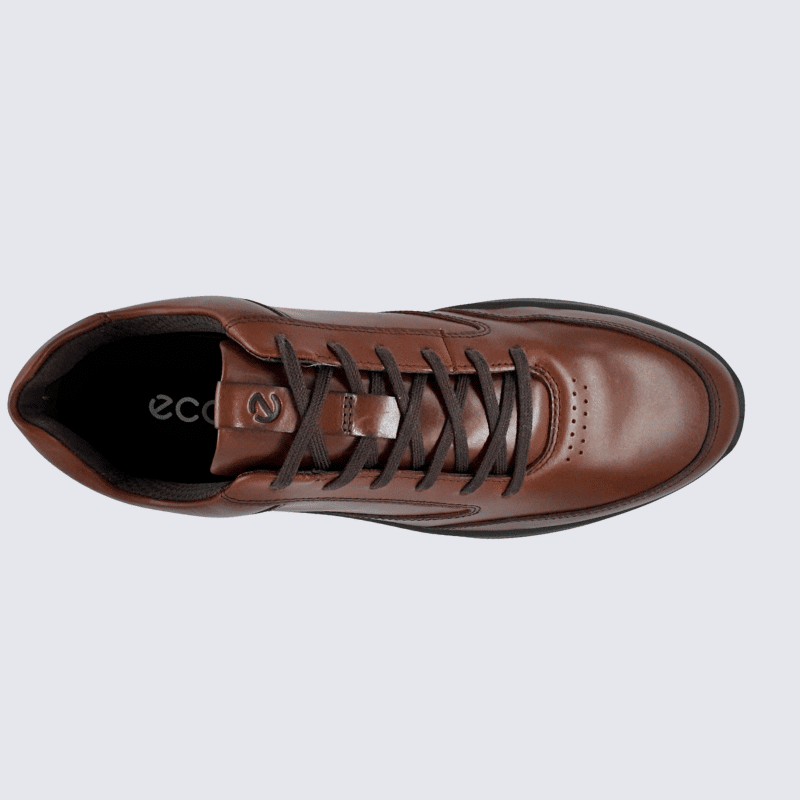 Baskets ECCO, Baskets chic pour homme en cuir vison/brun