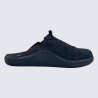 Mules Romika, mules en feutre homme anthracite