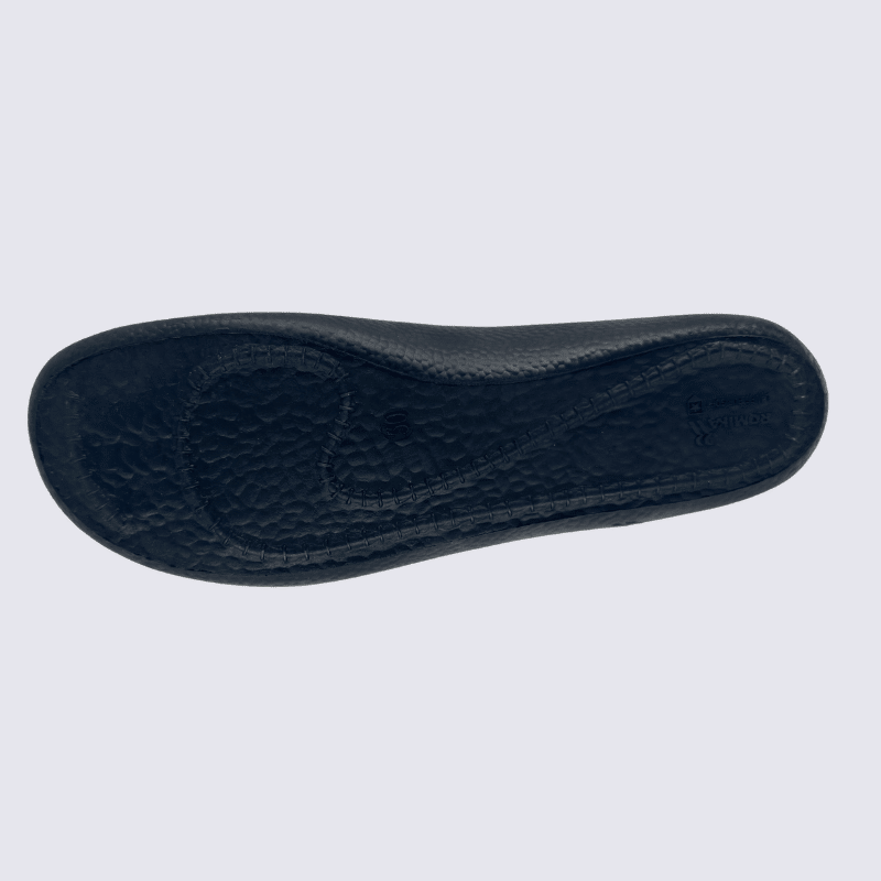 Mules Romika, mules en feutre homme anthracite