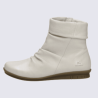 Bottines Josef Seibel, bottines durable et chaude femme en cuir blanc