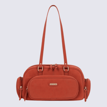Sac porté épaule 2 anses Hexagona, sac porté épaule 2 anses classe et moderne femme en brique