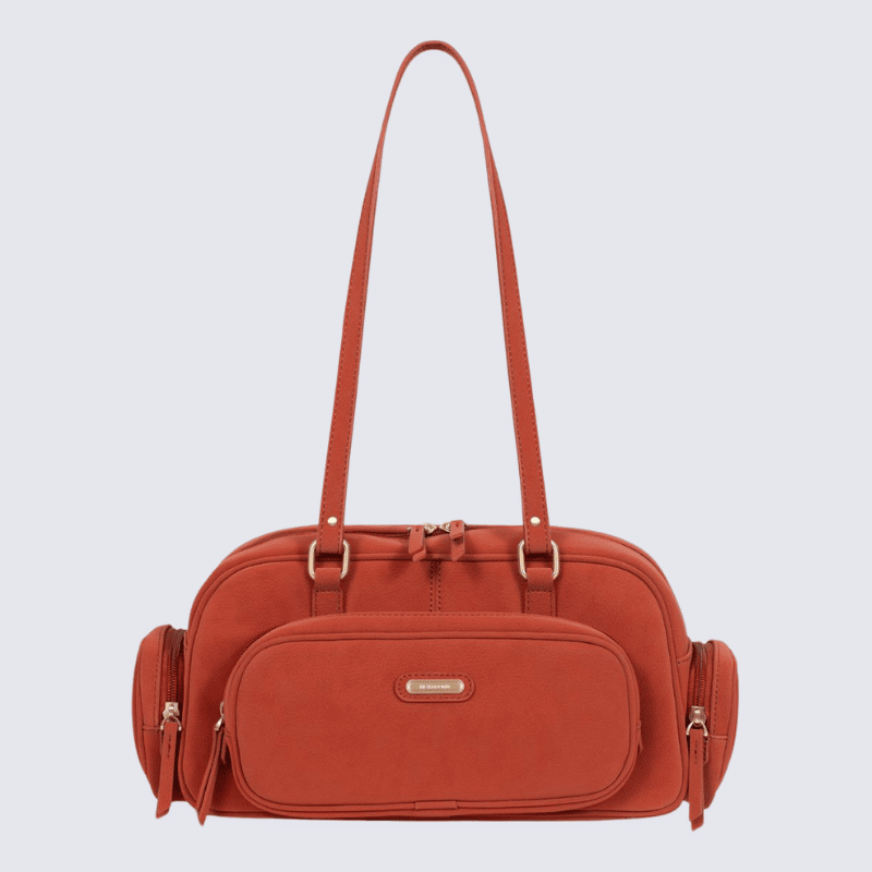 Sac porté épaule 2 anses Hexagona, sac porté épaule 2 anses classe et moderne femme en brique