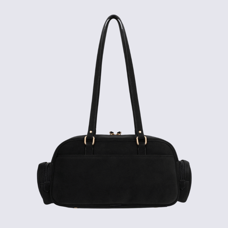Sac porté épaule 2 anses Hexagona, sac porté épaule 2 anses classe et moderne femme en noir