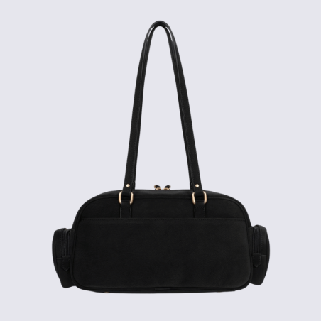 Sac porté épaule 2 anses Hexagona, sac porté épaule 2 anses classe et moderne femme en noir