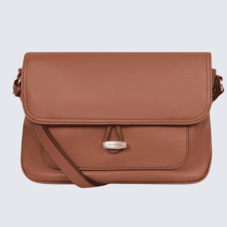 Sac porté travers Hexagona, sac porté travers classe et moderne femme en terre