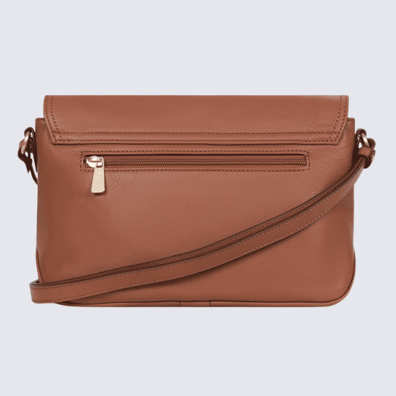 Sac porté travers Hexagona, sac porté travers classe et moderne femme en terre