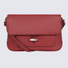 Sac porté travers Hexagona, sac porté travers classe et moderne femme en rouge foncé