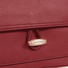 Sac porté travers Hexagona, sac porté travers classe et moderne femme en rouge foncé