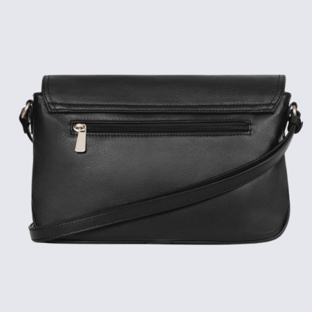Sac porté travers Hexagona, sac porté travers classe et moderne femme en noir